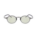 susanⅡ hazy gray x antique silver  green yellow lens