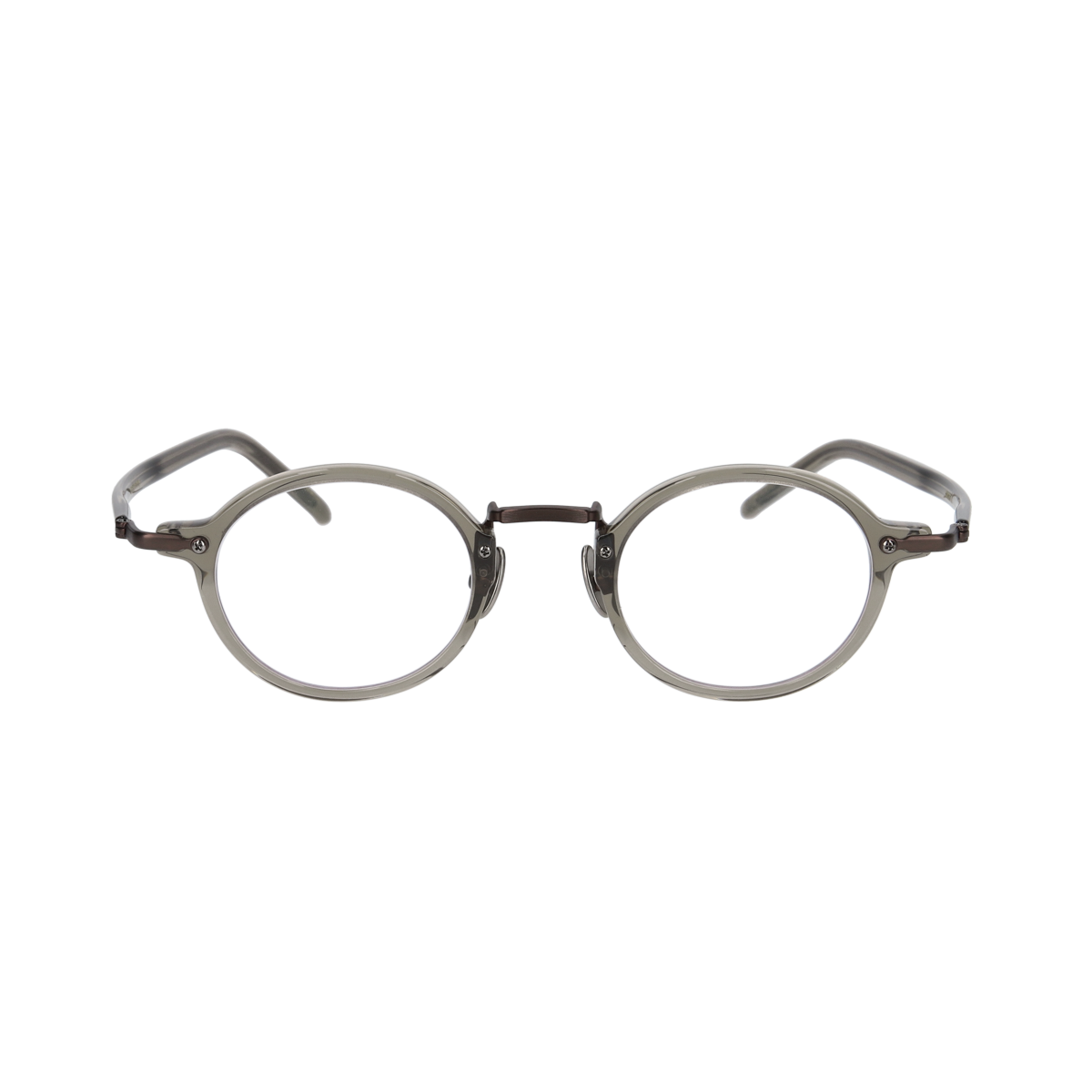 susanⅡ smoke khaki x brown  clear lens