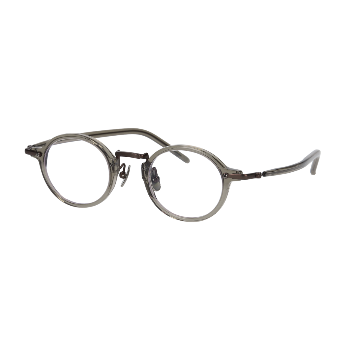 susanⅡ smoke khaki x brown  clear lens