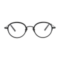 thomas　black　clear lens