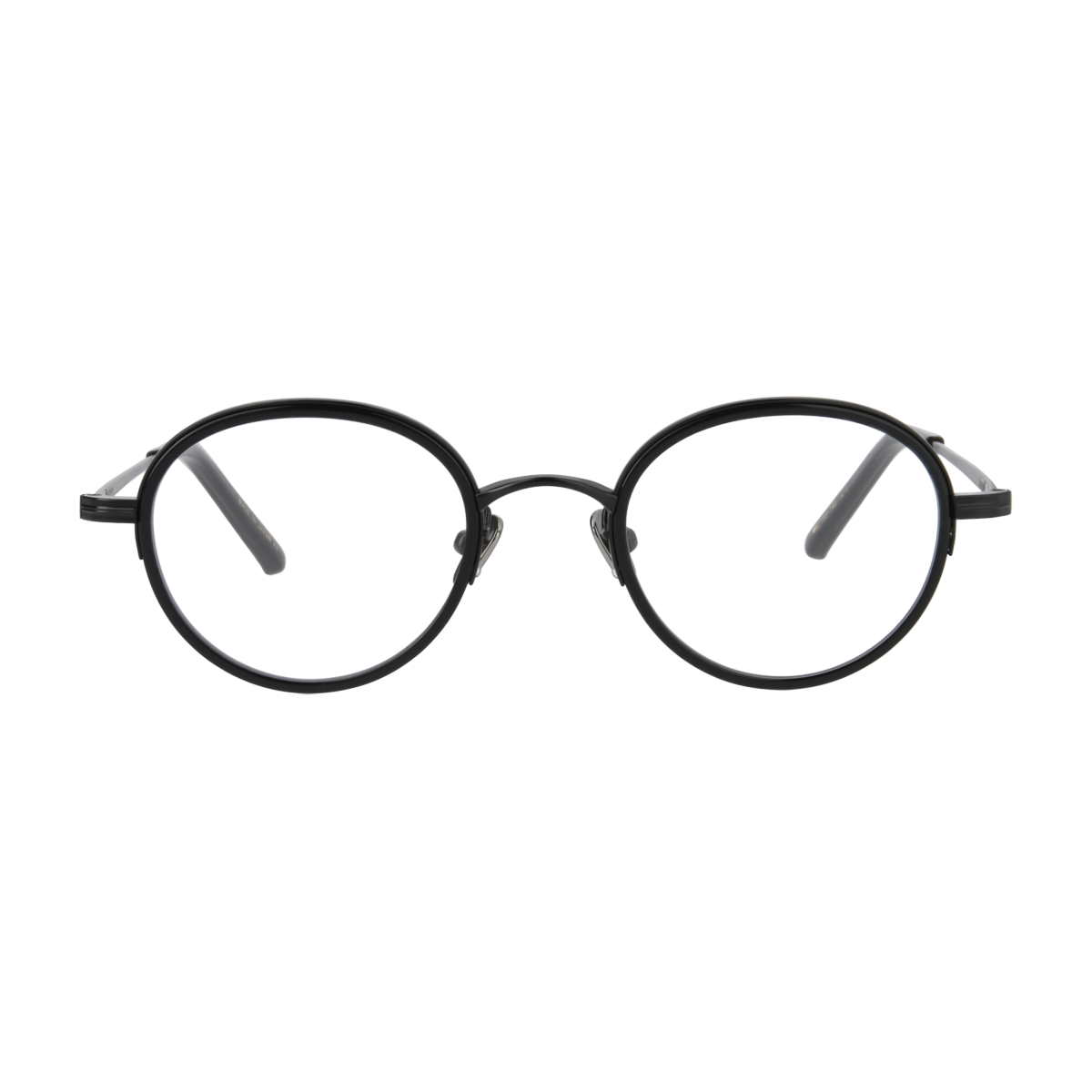 thomas　black　clear lens