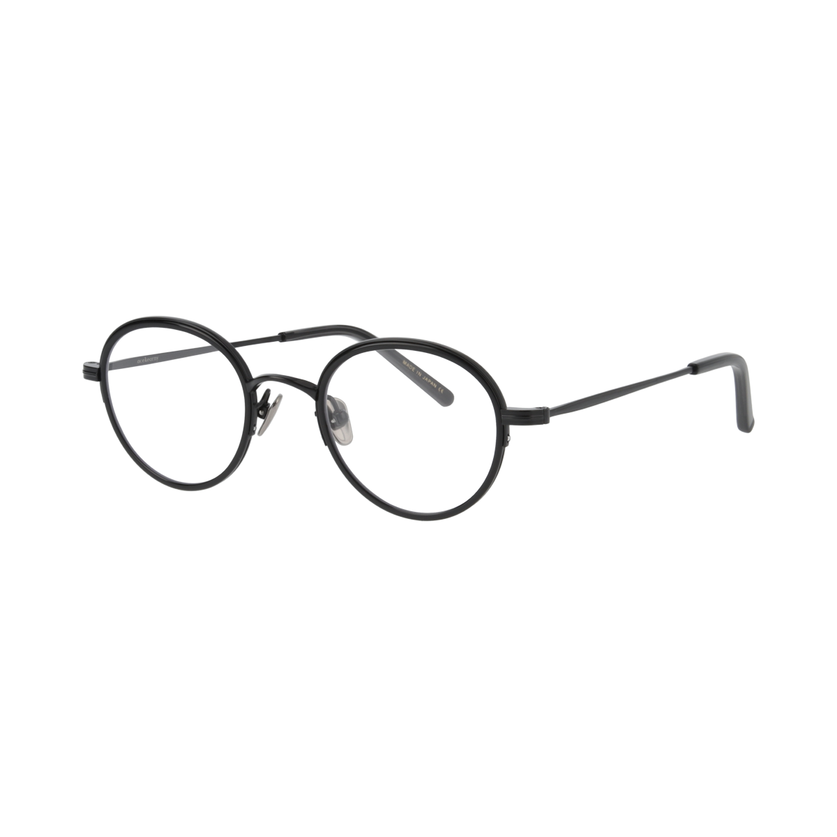 thomas　black　clear lens