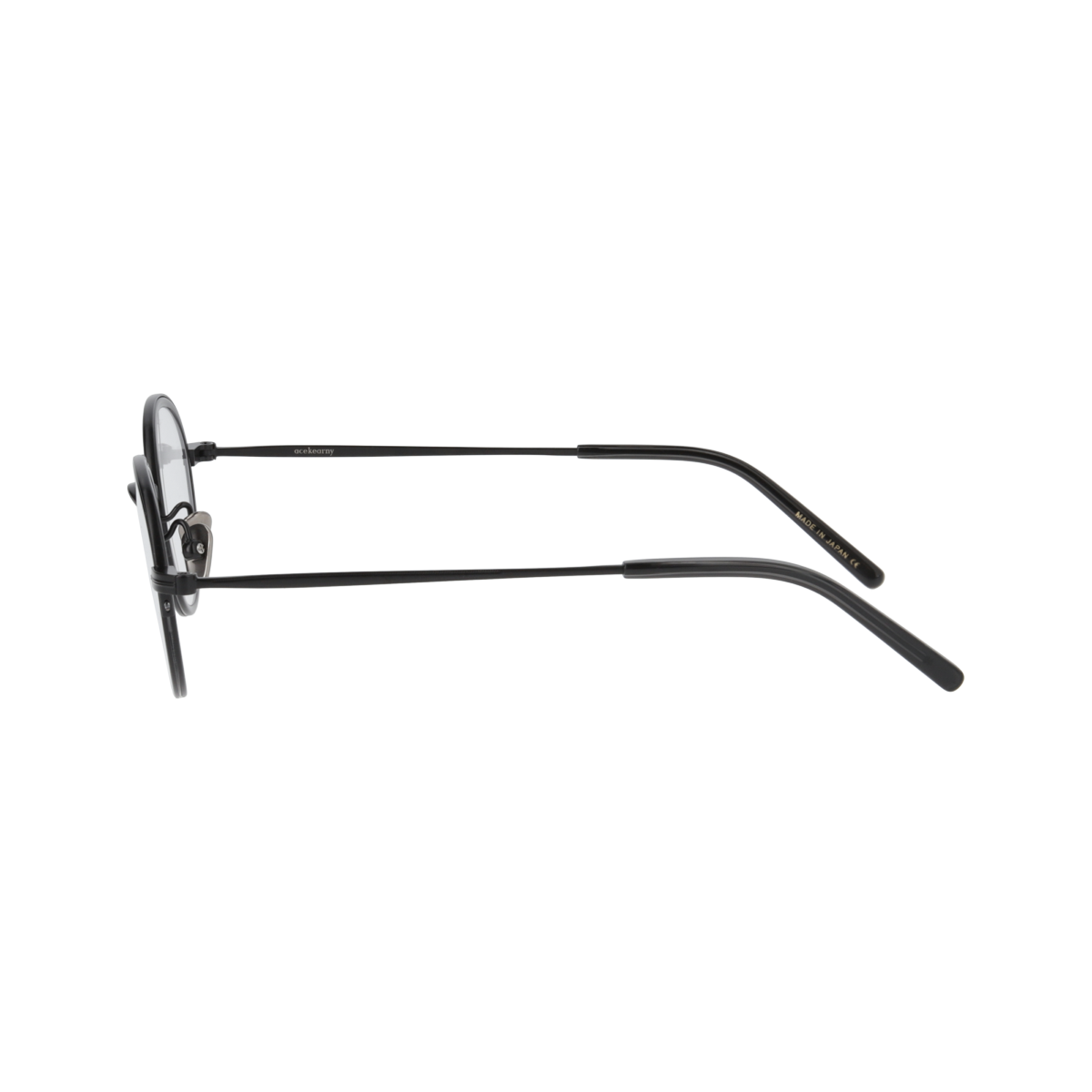 thomas　black　clear lens