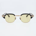 tommy　black x gold　yellow lens