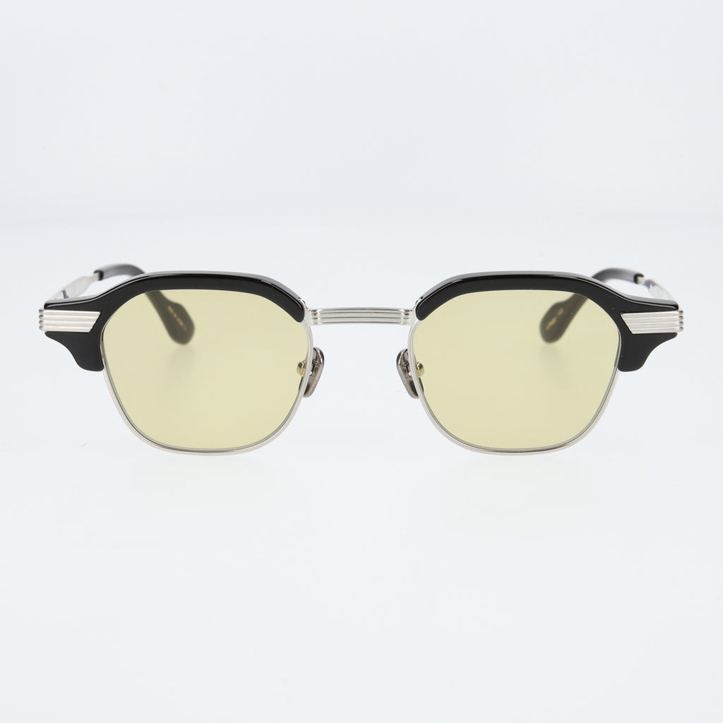 tommy　black x silver　yellow lens