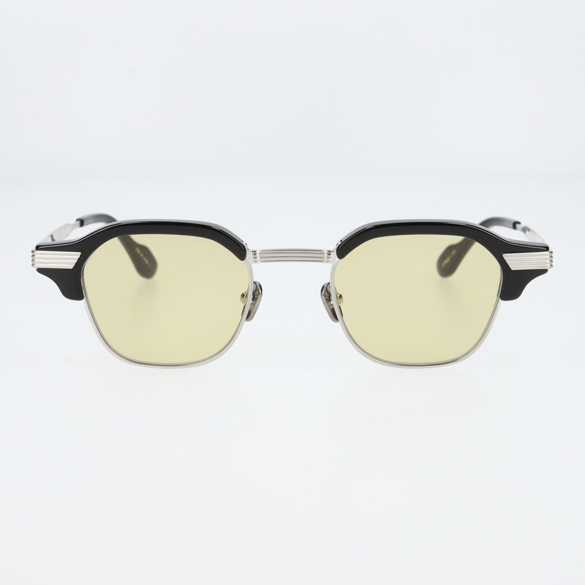 tommy　black x silver　yellow lens