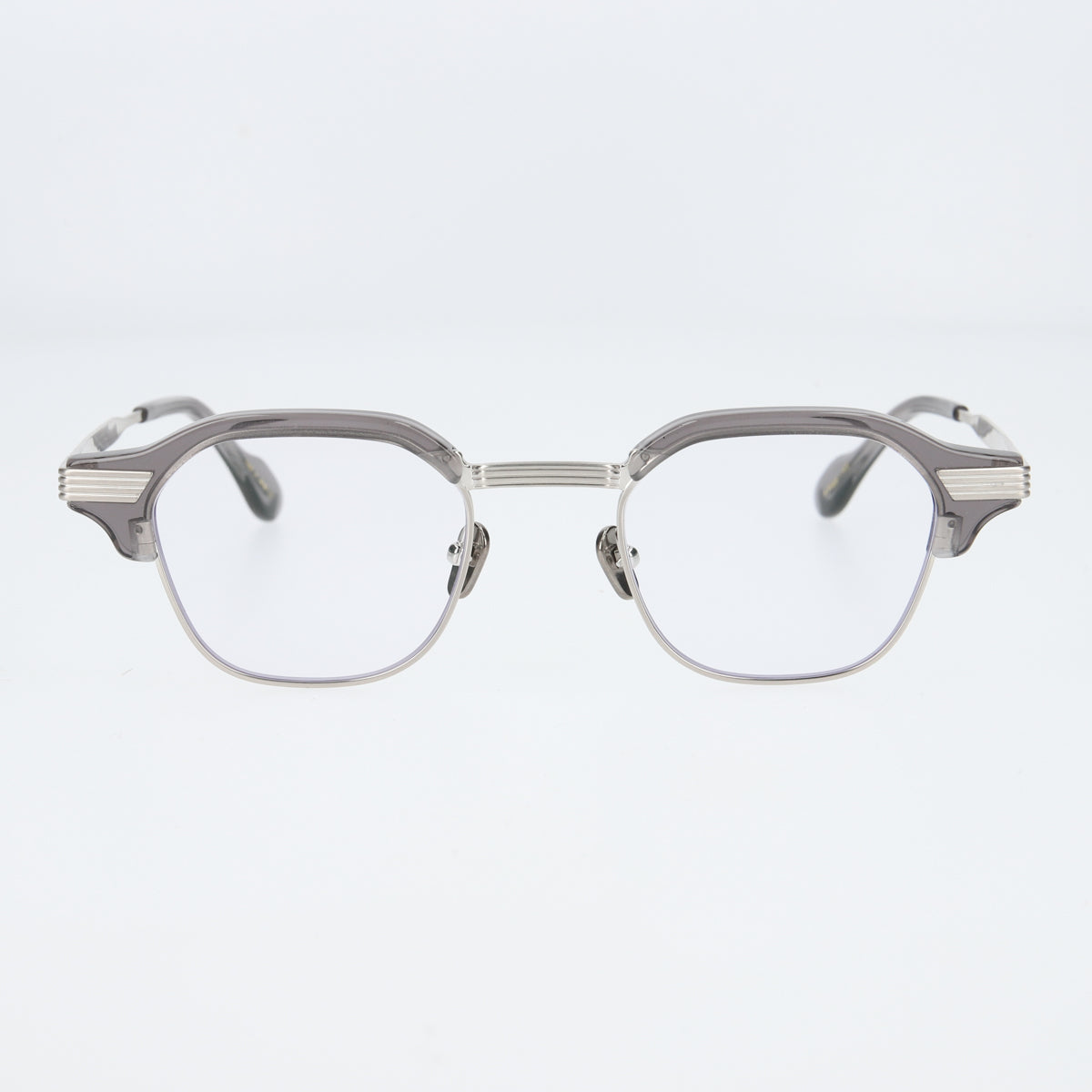 tommy　clear gray x silver　clear lens