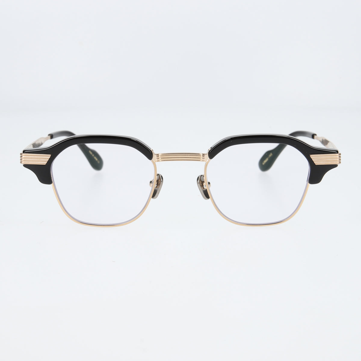 tommy　black x gold　clear lens