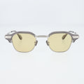 tommy　clear gray x silver　yellow lens