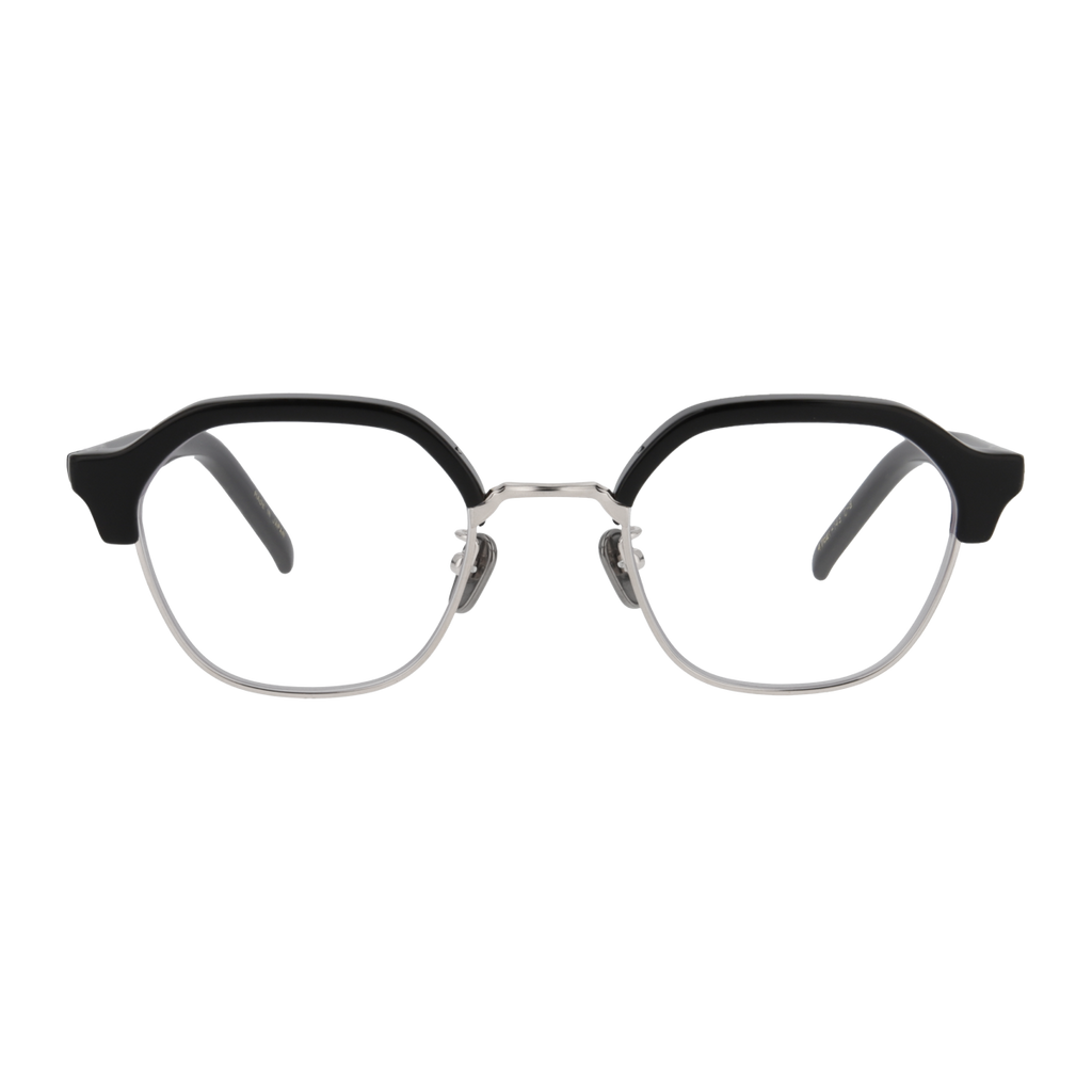 uhuyⅡ　black / silver　clear lens