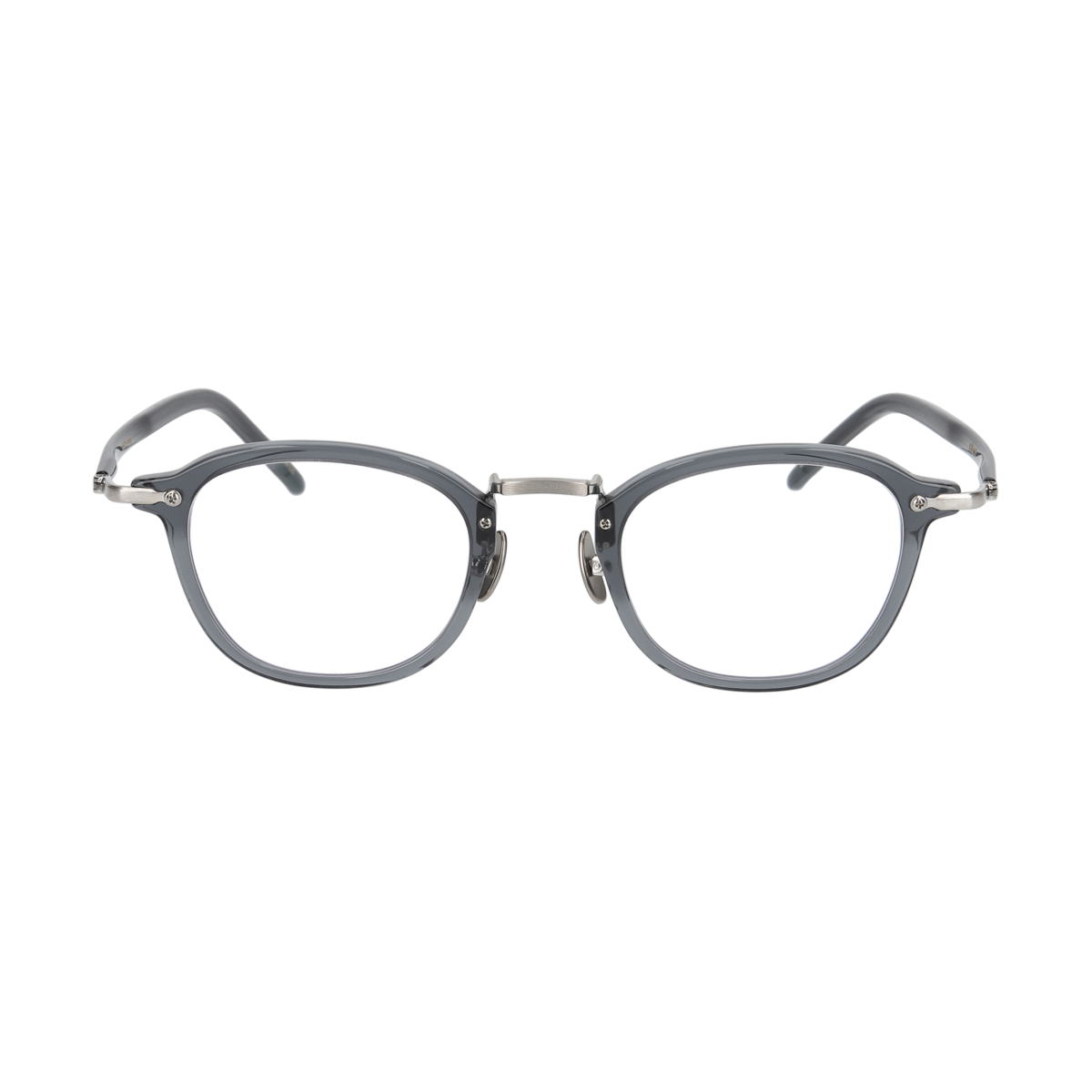 wilburⅡ deep gray × silver  clear lens