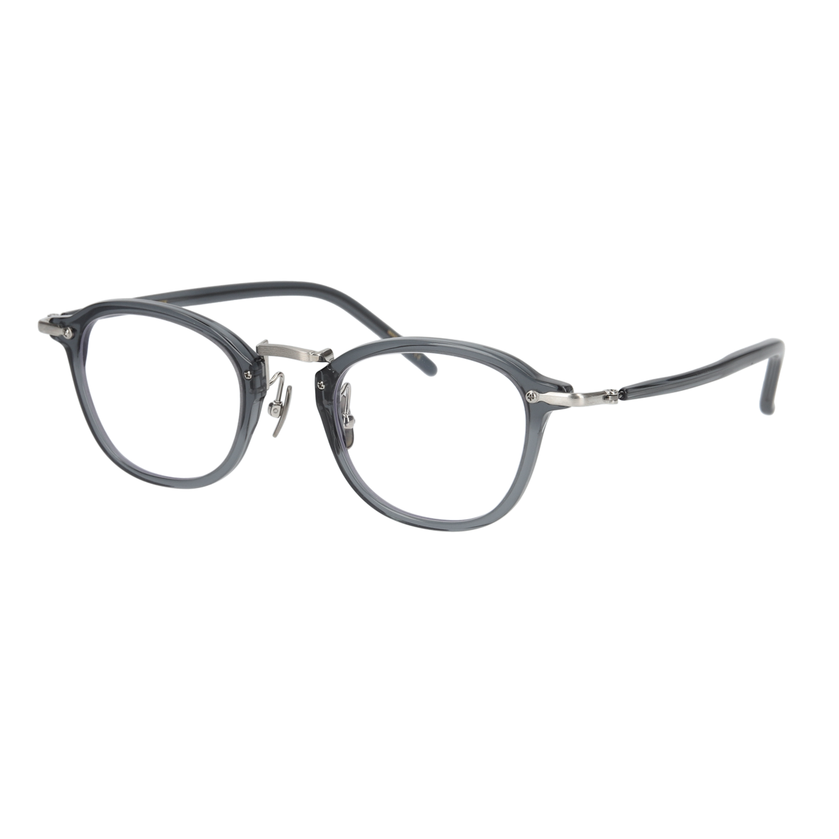 wilburⅡ deep gray × silver  clear lens