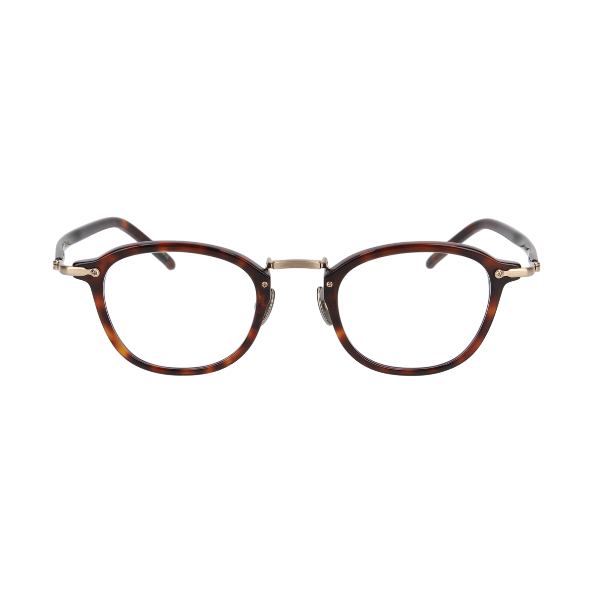 wilburⅡ demi brown × gold  clear lens
