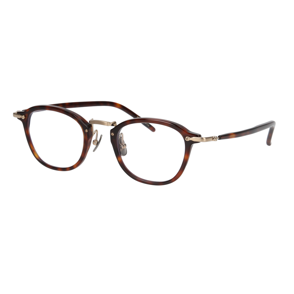 wilburⅡ demi brown × gold  clear lens