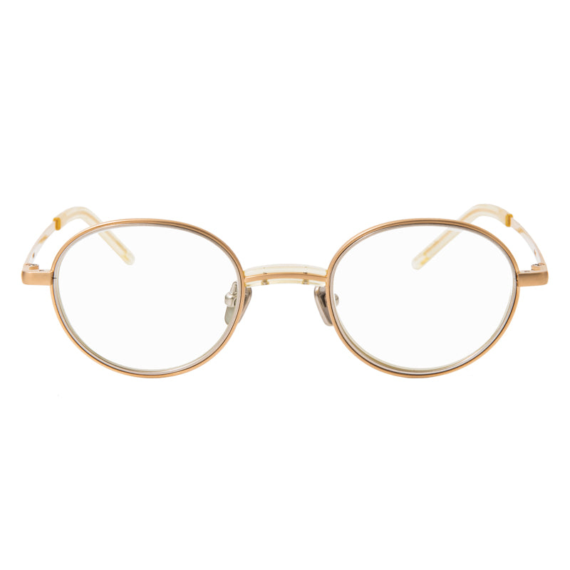 albert　gold　clear lens
