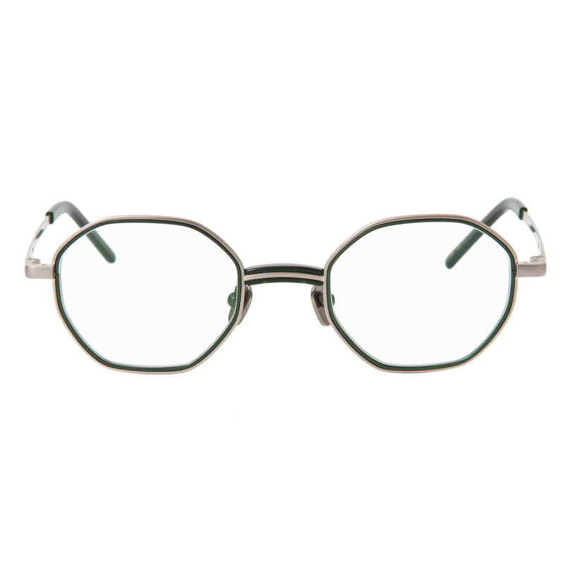 charlie　green/silver　clear lens