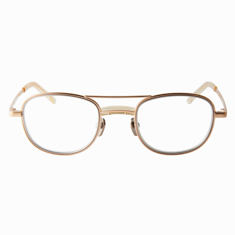 james　gold　clear lens
