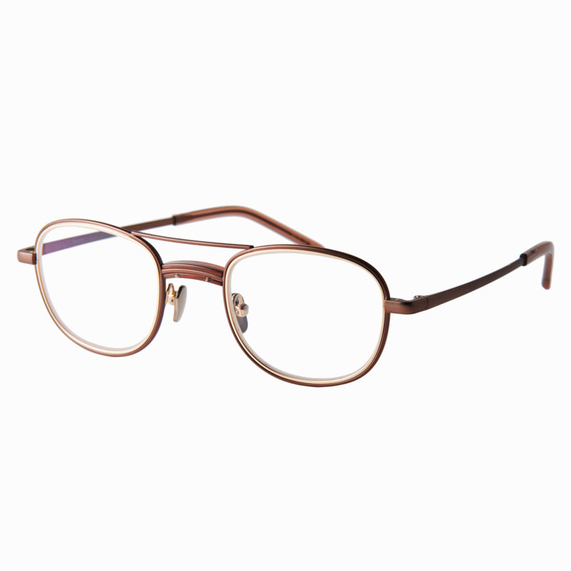 james　clear brown/brown　clear lens