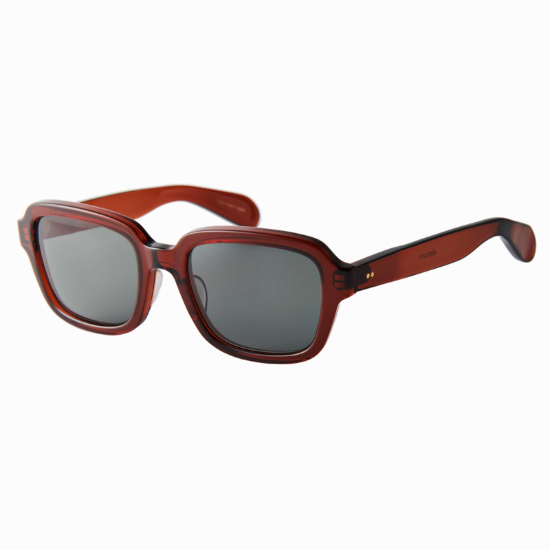 alemany　clear brown　dark green lens