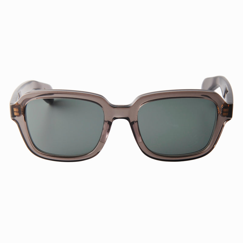 alemany　clear gray　dark green lens