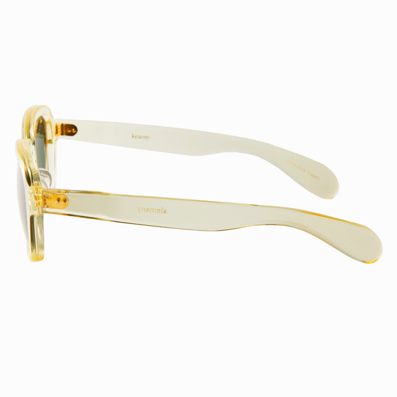alemany　clear yellow　dark green lens