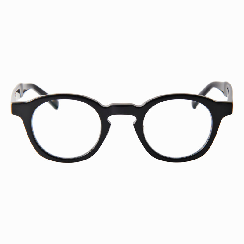 dearie　black　clear lens