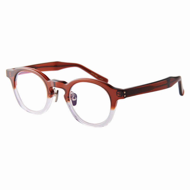 dearie　brown/clear　clear lens