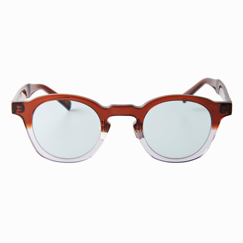 dearie　brown/clear　blue green lens