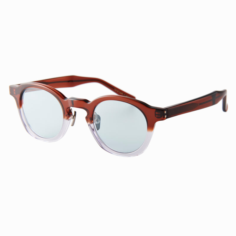 dearie　brown/clear　blue green lens