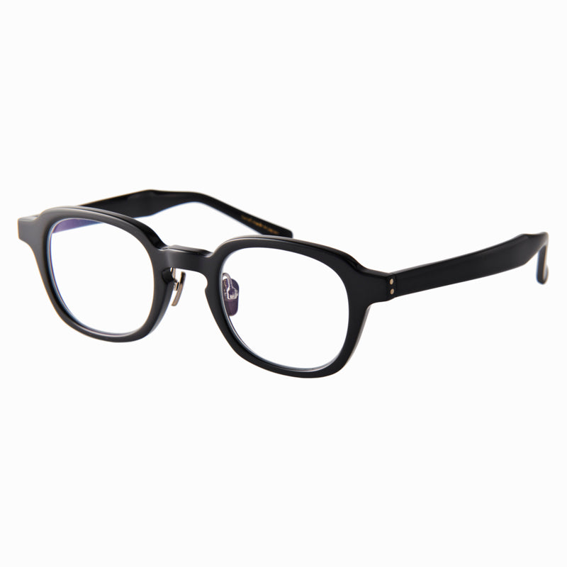 desmond　black　clear lens