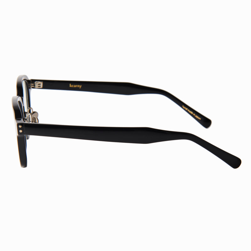 desmond　black　clear lens
