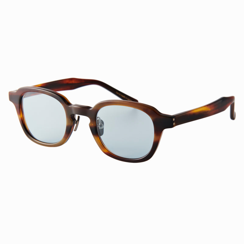desmond　brown sasa　blue green lens