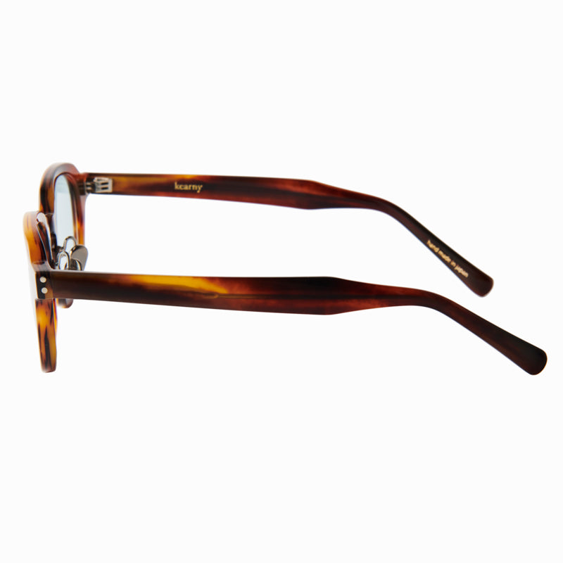 desmond　brown sasa　blue green lens