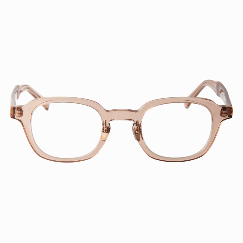 desmond　light brown　clear lens