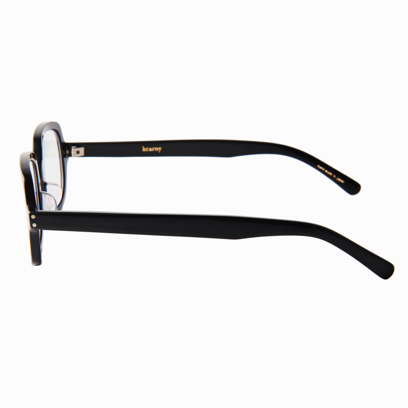 ella　black　clear lens