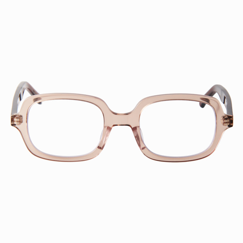 ella　light brown/brown　clear lens