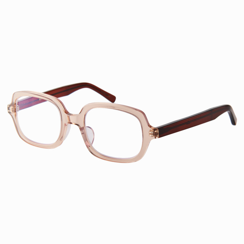 ella　light brown/brown　clear lens