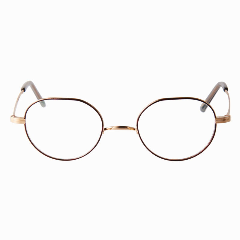 hans　front brown/gold　clear lens