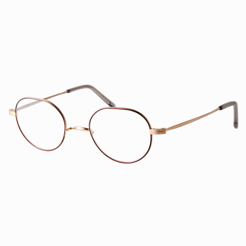 hans　front brown/gold　clear lens