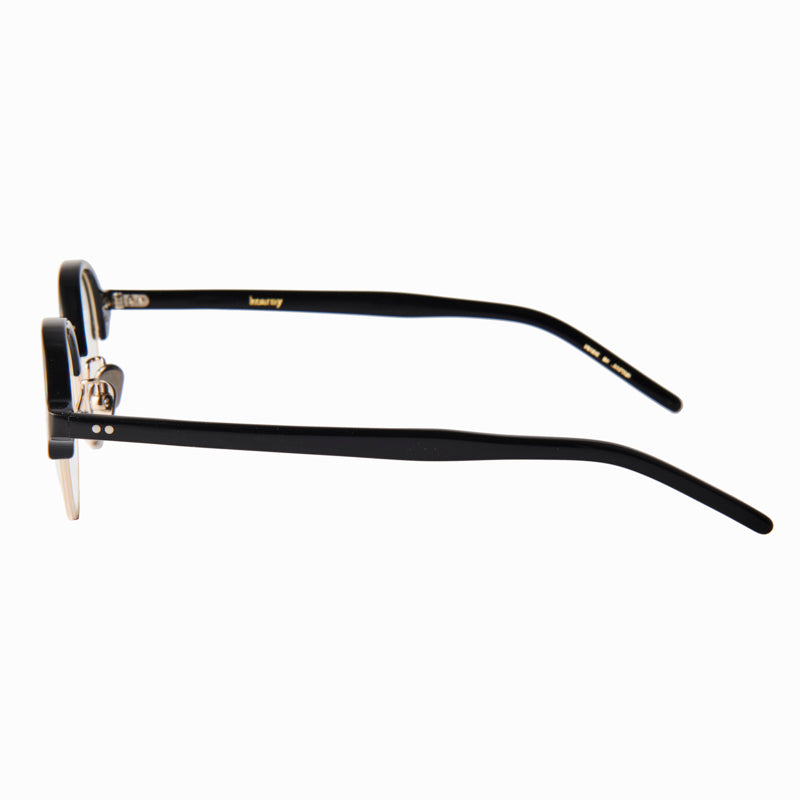 nupuri　black/gold　clear lens