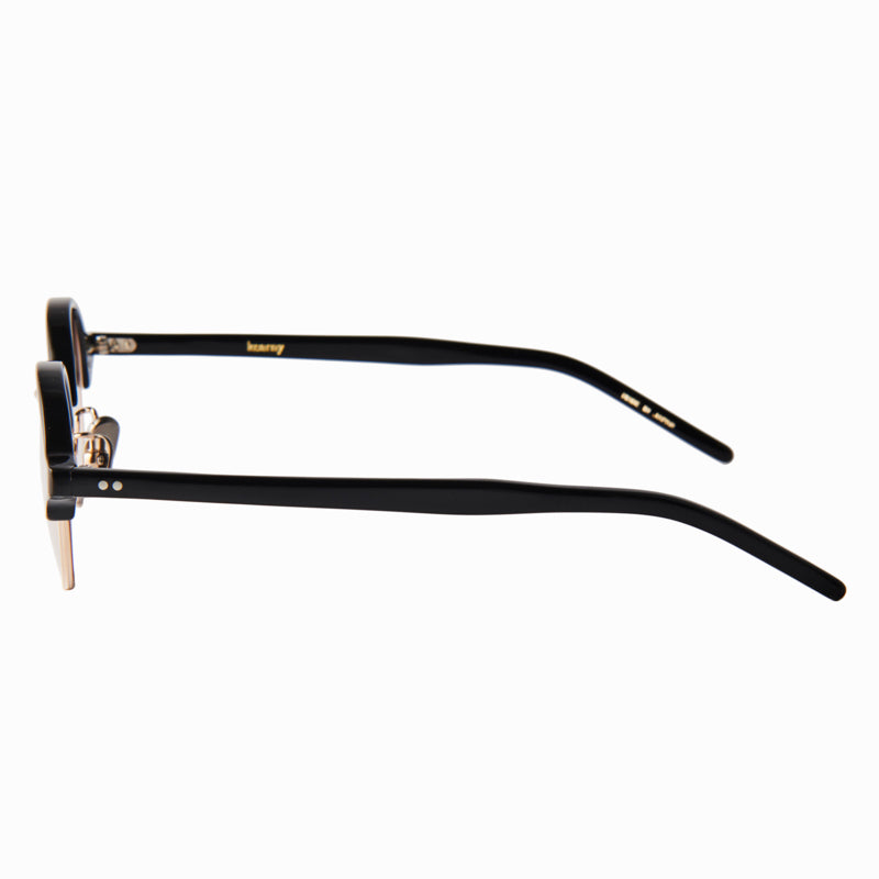 nupuri　black/gold　brown lens