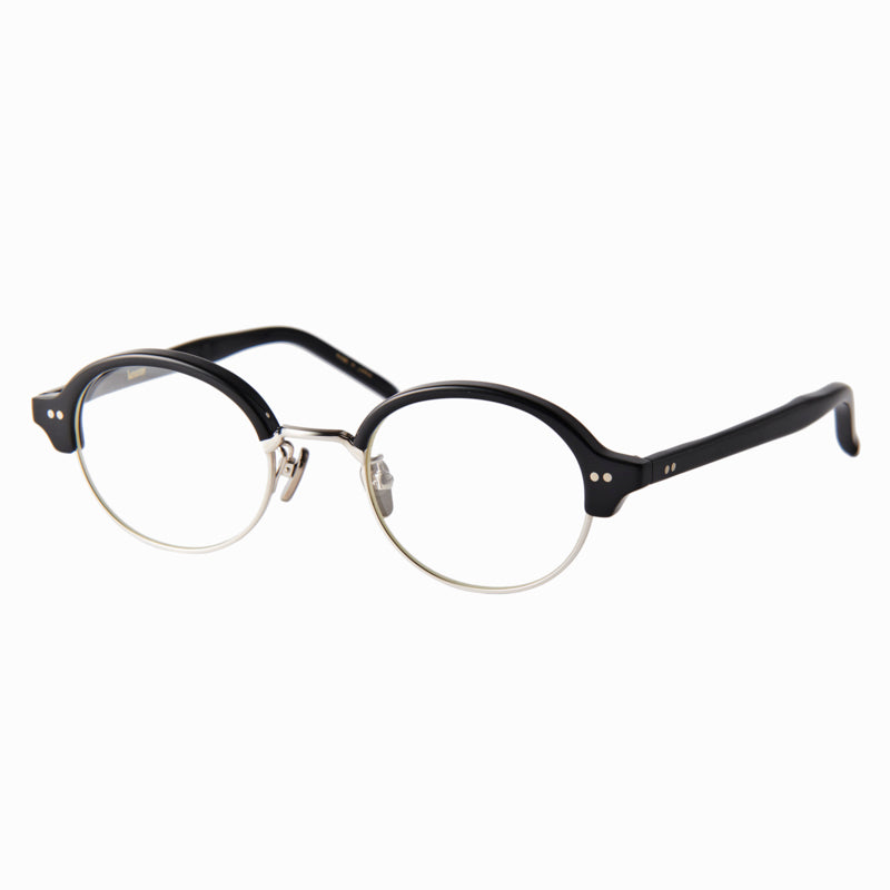 nupuri　black/silver　clear lens