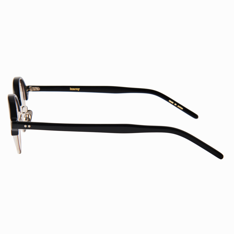 nupuri　black/silver　brown lens