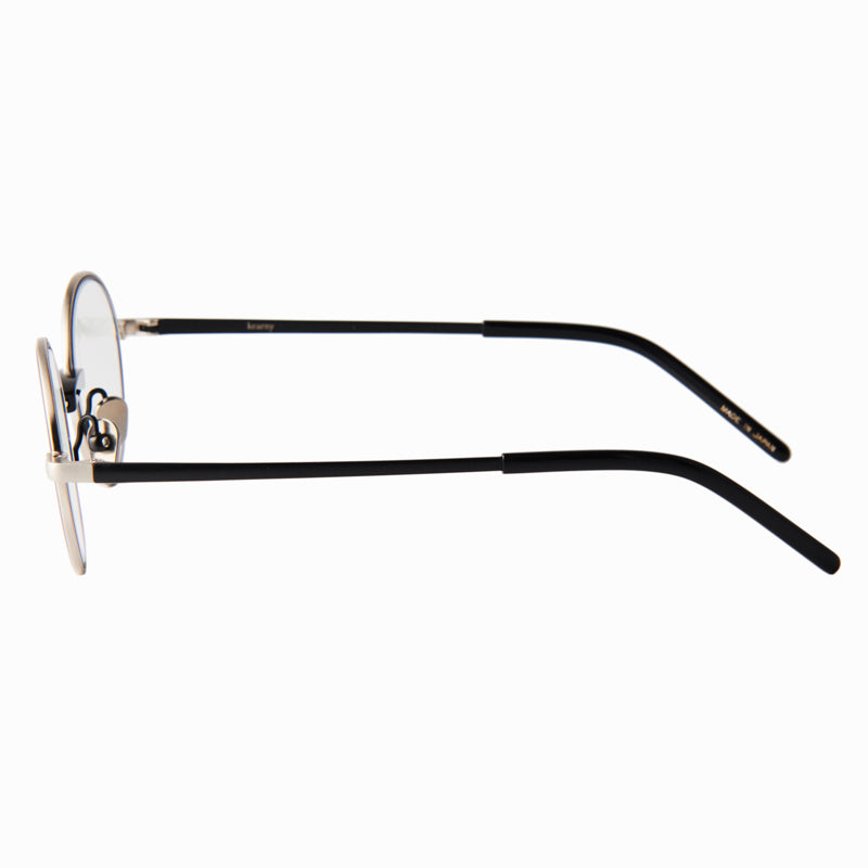 steve　black/silver　clear lens