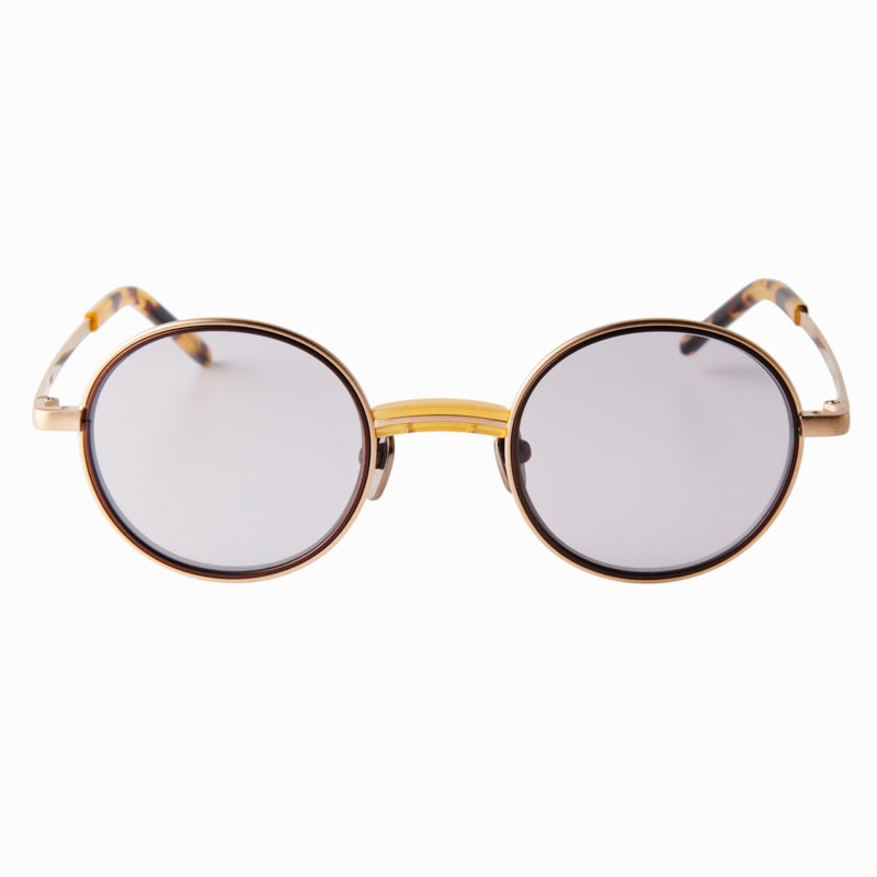steve　yellow/gold　gray lens