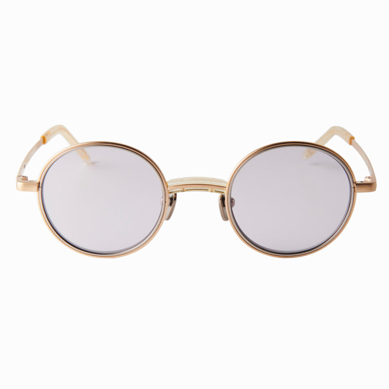 steve　gold　gray lens