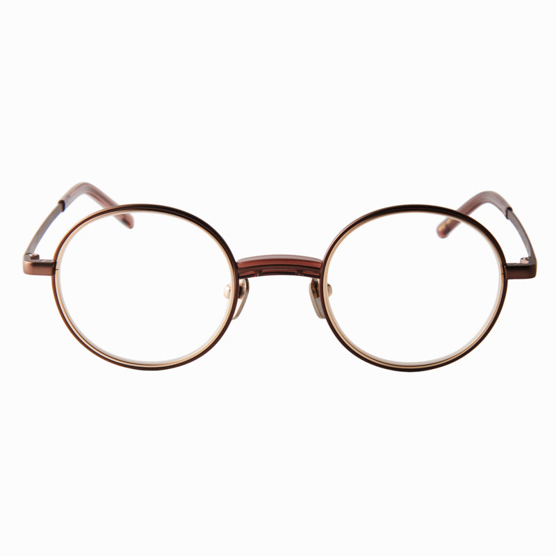 steve　clear brown/brown　clear lens