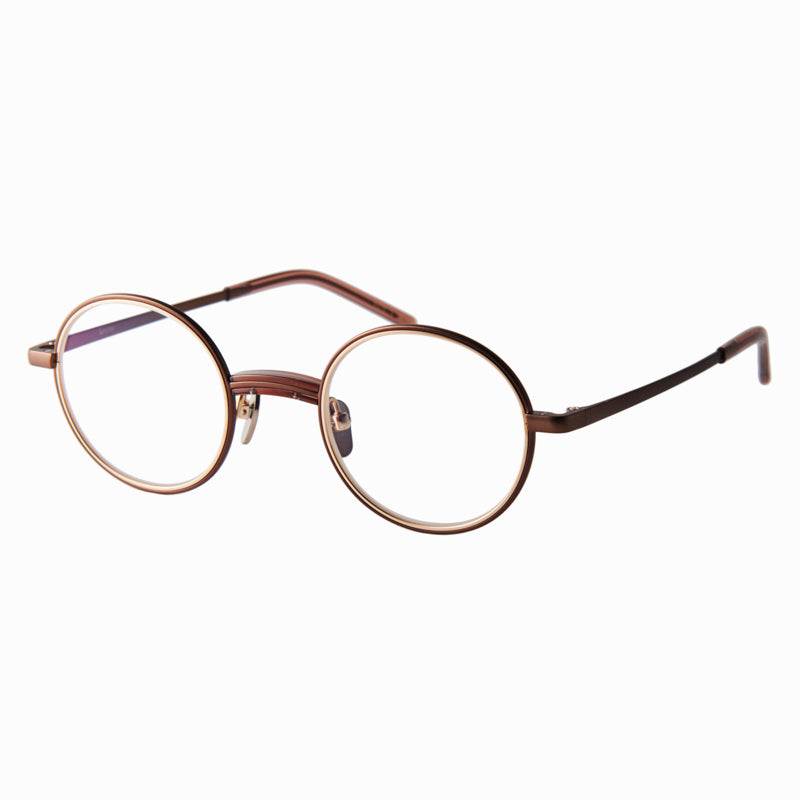 steve　clear brown/brown　clear lens