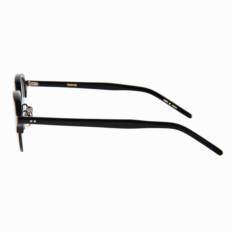 uhuy　black/black　clear lens
