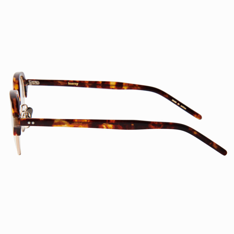 uhuy　tortoise shell　clear lens